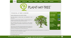 Desktop Screenshot of plant-my-tree.de